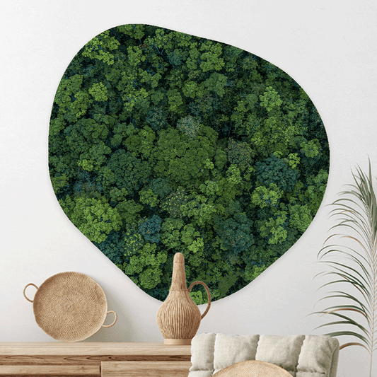 Wanddecoratie Organisch Bos van Bovenaf