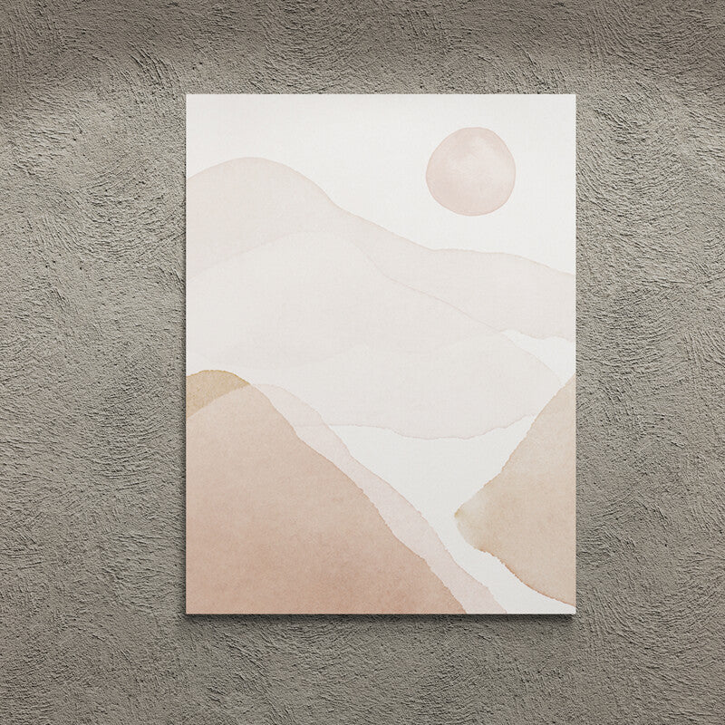 Schilderij Abstracte Bergen deel 1