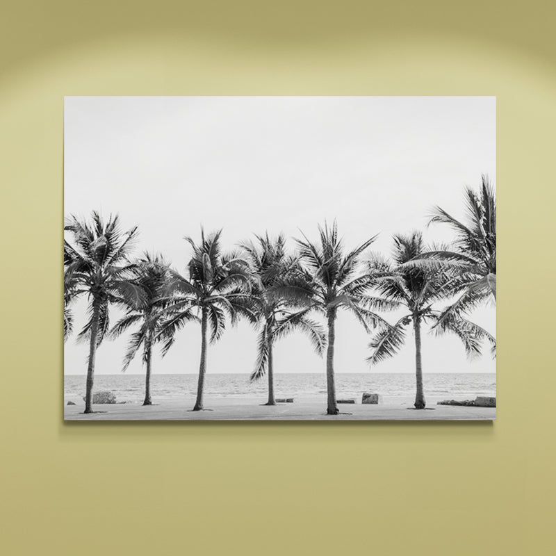 Schilderij Palmen aan de Kust