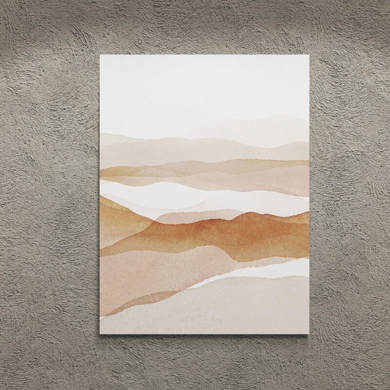 Schilderij Abstracte Bergen deel 2