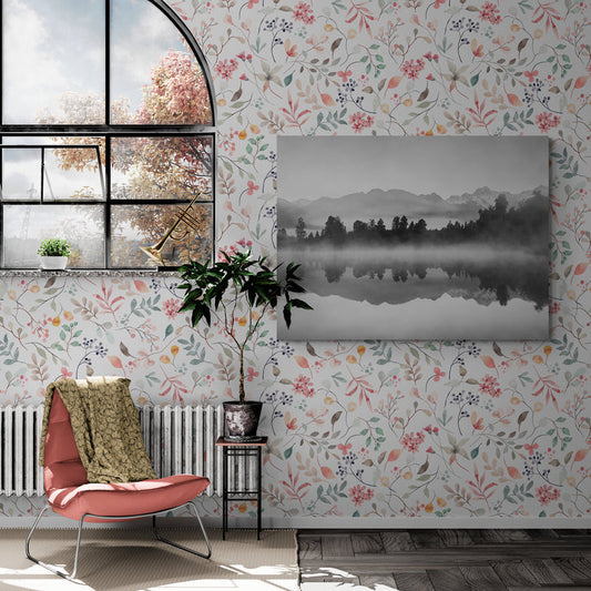 Schilderij Mystieke Bergreflectie