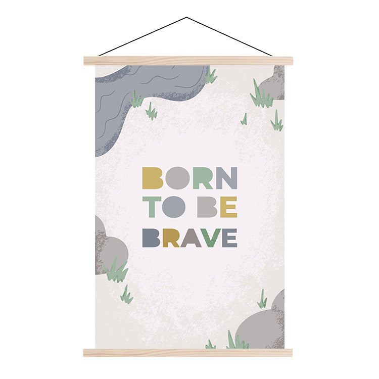 Schoolplaat Born to Be Brave